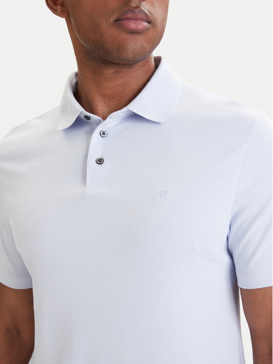 Calvin Klein Calvin Klein Polokošeľa LV04LB276G Biela Regular Fit