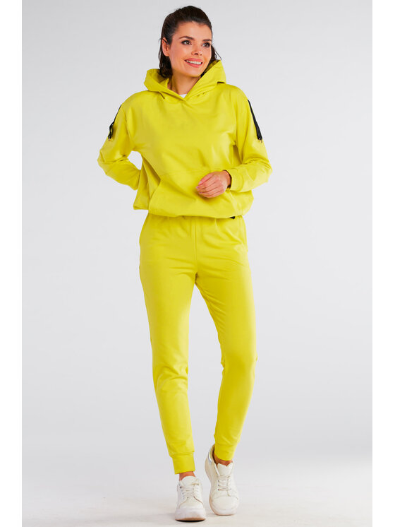 Infinite You Infinite You Bluza M248 Żółty Basic Fit