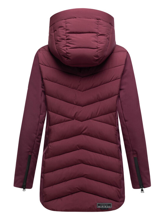 Marikoo Marikoo Kurtka zimowa Tivaa Bordowy Regular Fit