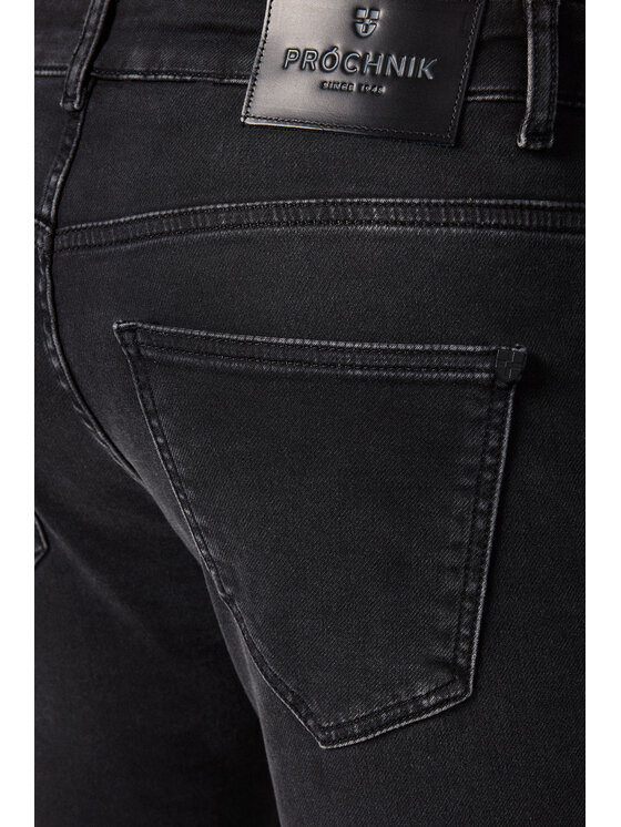 Próchnik Próchnik Jeansy PM9 SP113225000002 Czarny Slim Fit