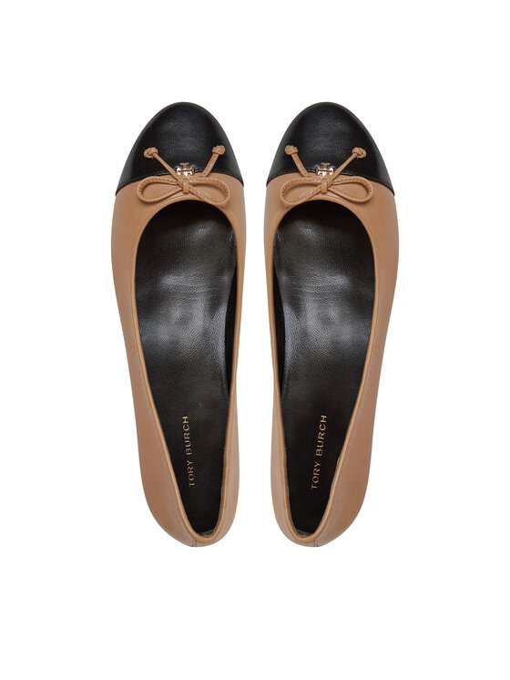 Tory Burch Tory Burch Balerini Cap-Toe Ballet 154513 Bej
