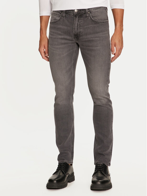 Lee Džínsy Luke 112355859 Sivá Slim Fit