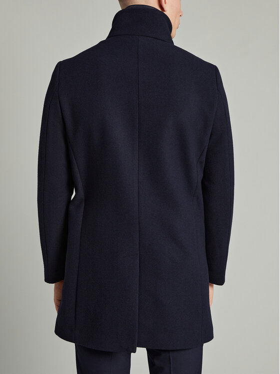 Matinique Matinique Palton de lână 30203845 Bleumarin Regular Fit