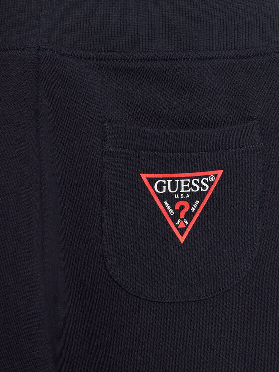 Guess Guess Donji dio trenerke L93Q24 KAUG0 Tamnoplava Relaxed Fit