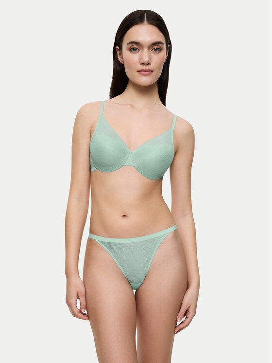 Triumph Triumph Kalhotky string Signature Sheer 10216494 Zelená