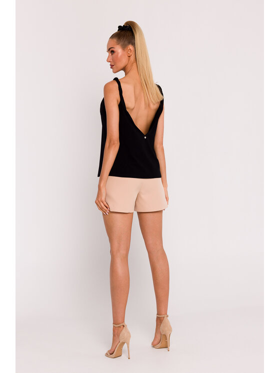 Made of Emotion Made of Emotion Bluzka M792 Czarny Generous Fit