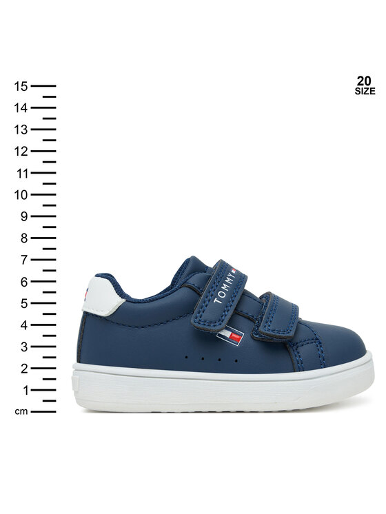 Tommy Hilfiger Tommy Hilfiger Снікерcи Low Cut Velcro Sneaker T1X9-34062-1355 M Cиній