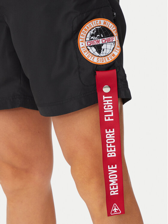 Aeronautica Militare Aeronautica Militare Kupaće gaće i hlače 241BW219CT2967 Crna Regular Fit