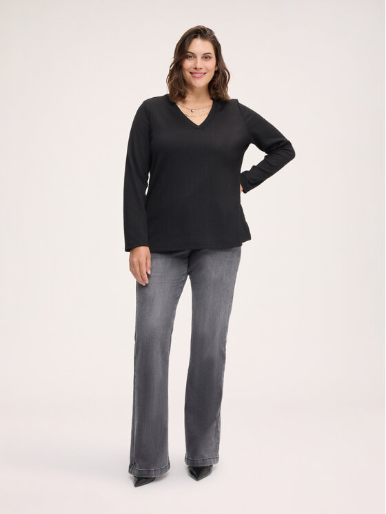 Fiorella Rubino Fiorella Rubino Blusa G0DYL009315N033 Nero Regular Fit