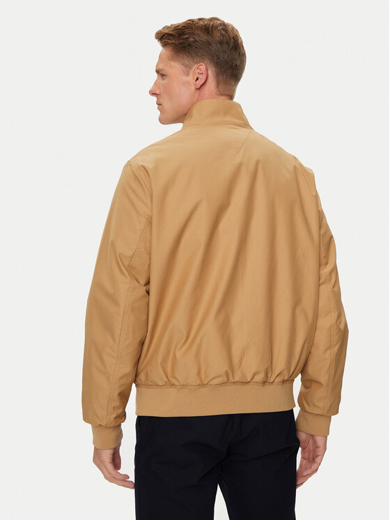 Tommy Hilfiger Tommy Hilfiger Bunda pro přechodné období Club Harrington MW0MW35670 Béžová Regular Fit