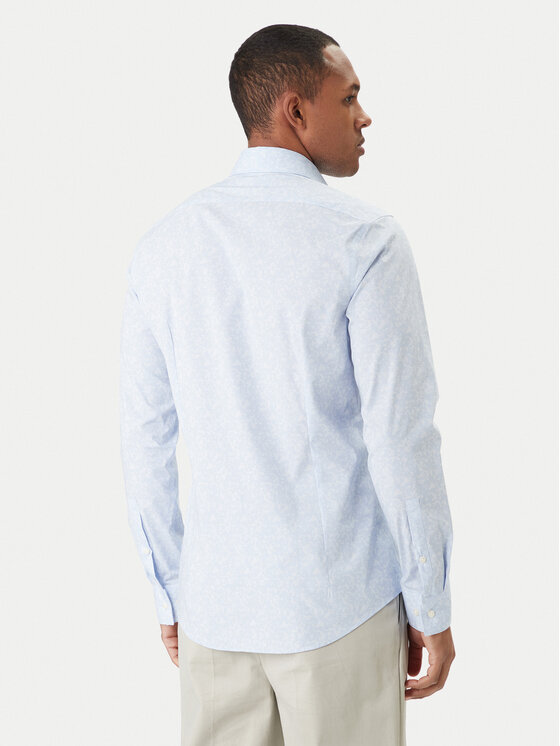 Calvin Klein Calvin Klein Риза LV019EU109 Син Slim Fit