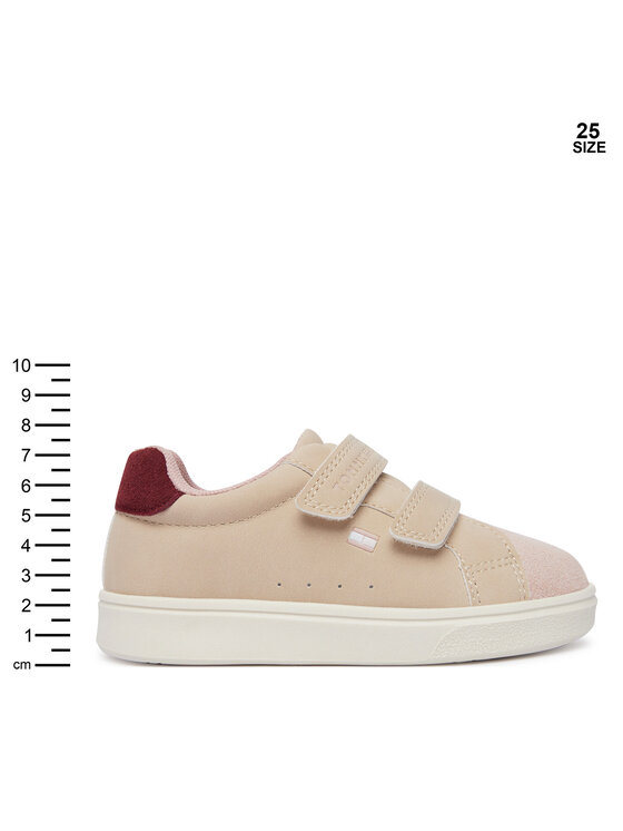Tommy Hilfiger Tommy Hilfiger Sneakersy Low Cut Velcro Sneaker T1A9-35062-0315 M Beżowy jasny