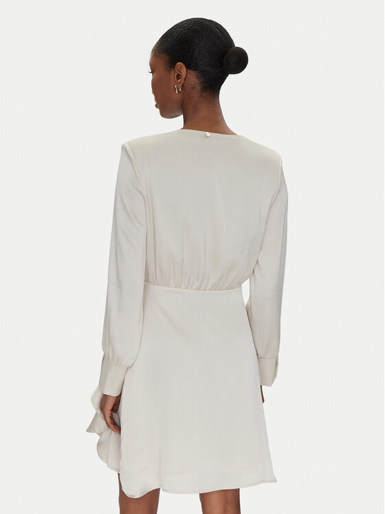Rinascimento Rinascimento Rochie cocktail CFC0122677003 Bej Regular Fit