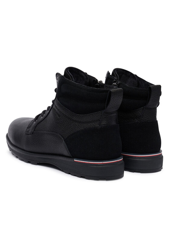 Tommy Hilfiger Tommy Hilfiger Bakancs Corporate W FM0FM05606 Fekete