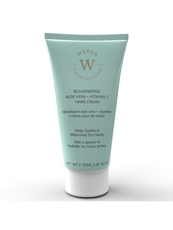 Warda Skincare Warda Skincare Odmładzający krem do rąk Aloe Vera + Witamina C Krem do rąk