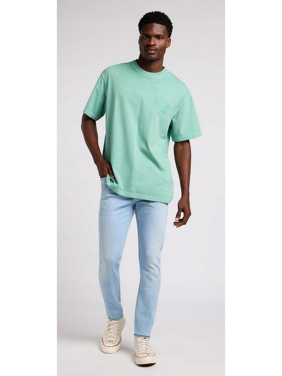 Lee Lee Jeansy Malone Niebieski jasny Skinny Fit