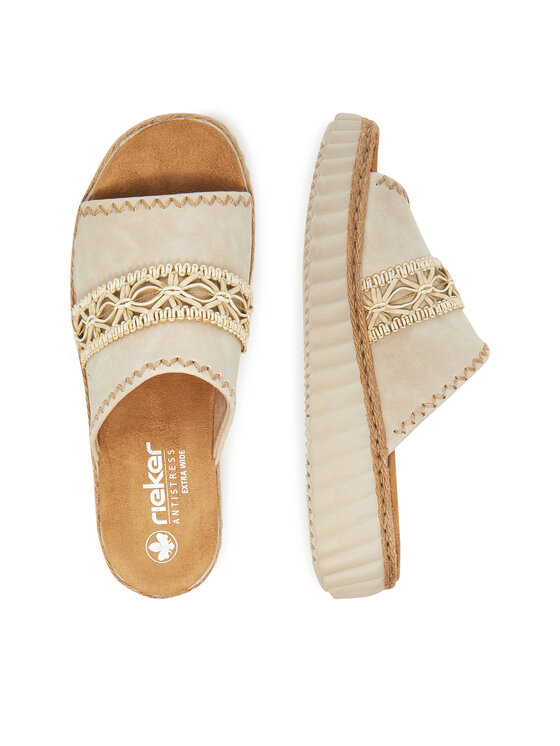 Rieker Rieker Ciabatte 69278-60 Beige