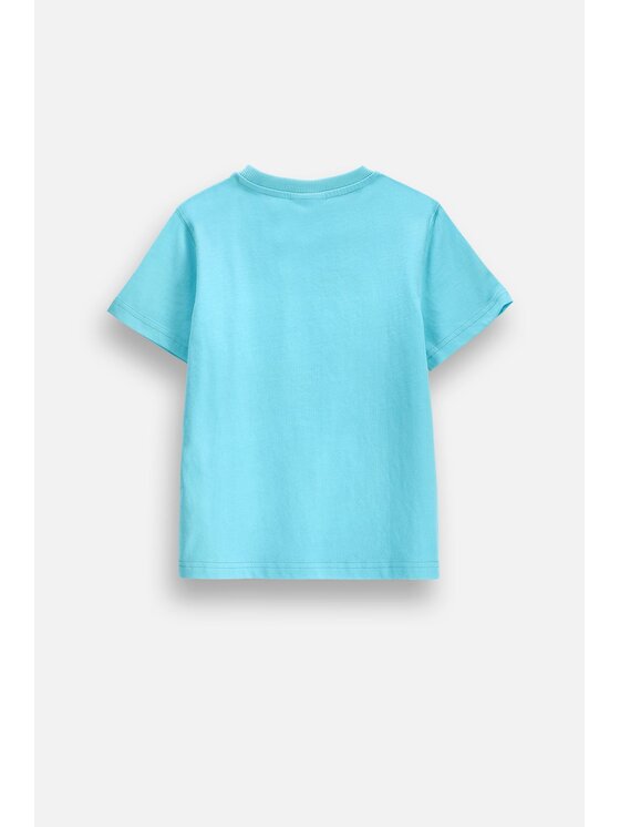 Coccodrillo Coccodrillo T-Shirt ZC6143214VBB-013 Turkusowy Regular Fit