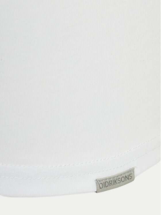 Didriksons Didriksons Marškinėliai Harald 505551 Balta Regular Fit