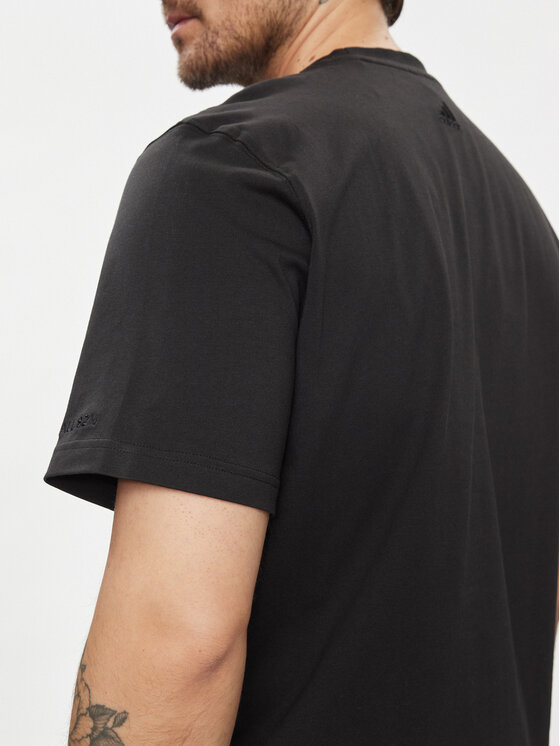 adidas adidas T-krekls All SZN Graphic T-Shirt IC9815 Melns Loose Fit