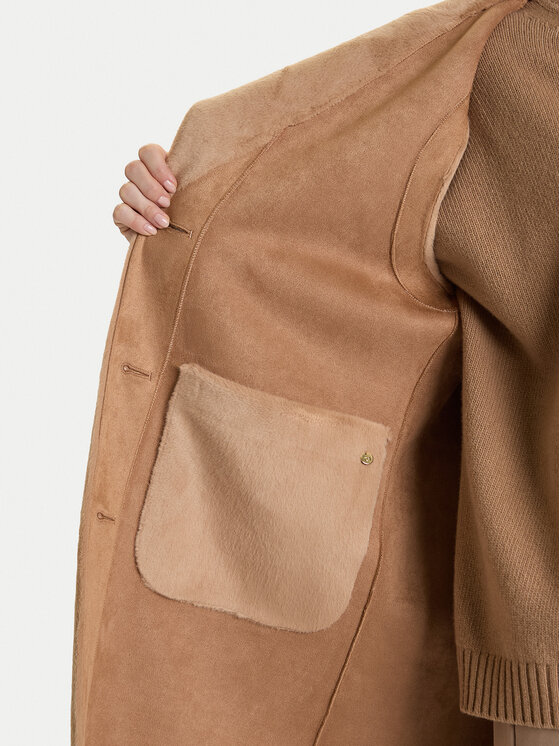 Rinascimento Rinascimento Sportisks veste CFC0122206003 Bēšs Regular Fit