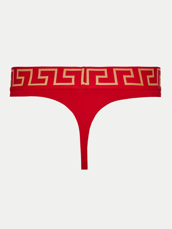 Versace Versace Kalhotky string AU100022 1A1001 Červená