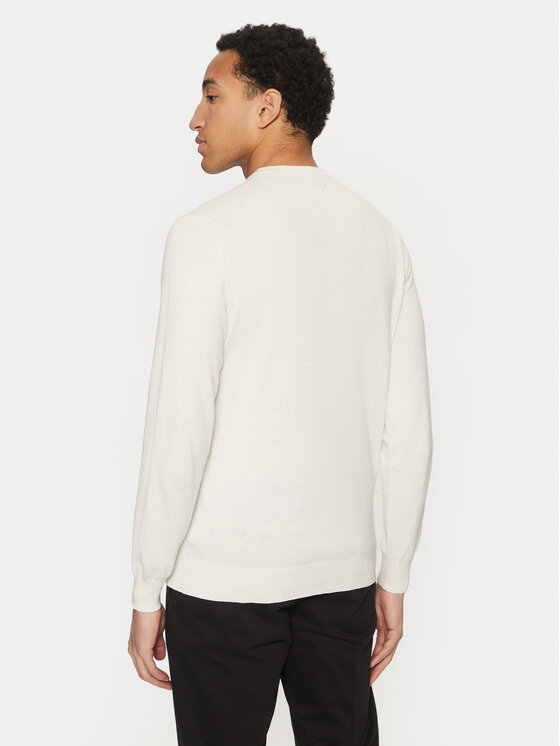 Guess Guess Pulover M5RR02 Z3KI1 Écru Regular Fit