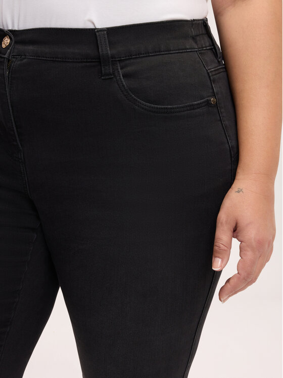 Fiorella Rubino Fiorella Rubino Jeansy P425T105335N033 Czarny Flare Fit