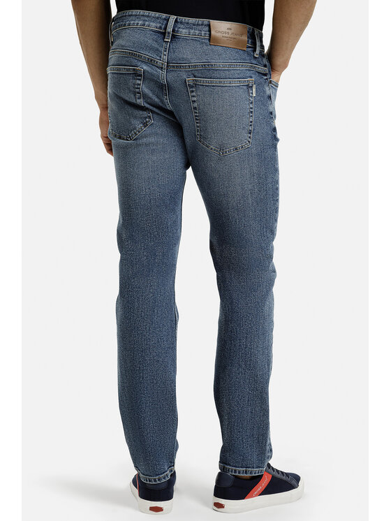 Cross Jeans Cross Jeans Jeansy C 132-164 Niebieski Straight Leg