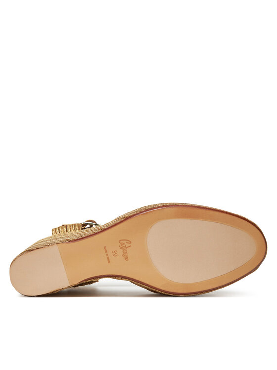 Castañer Castañer Espadrile Carolyn/142 023115 Auriu