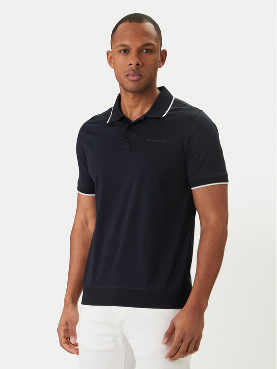 KARL LAGERFELD Tricou polo 745080 562200 Bleumarin Regular Fit