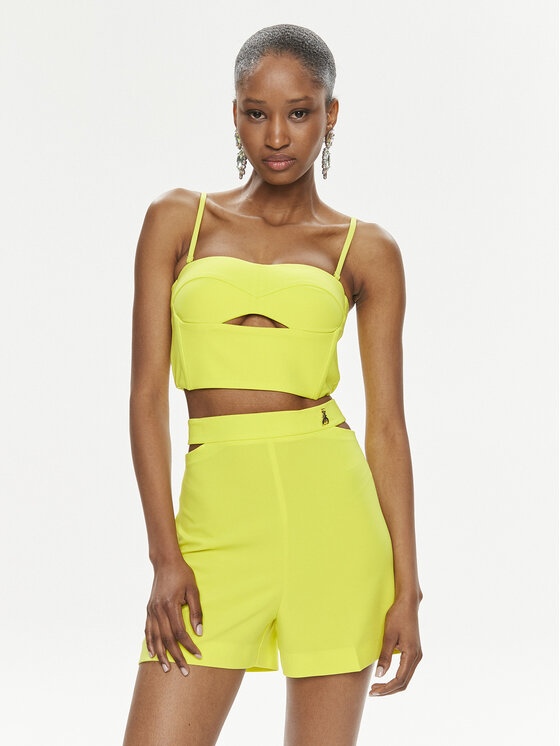 Patrizia Pepe Patrizia Pepe Top 2C1545/A049-Y452 Verde Regular Fit