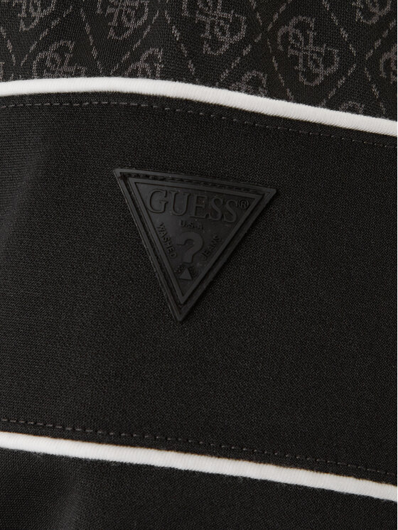 Guess Guess Mikina Z6RQ13 KD472 Čierna Classic Fit