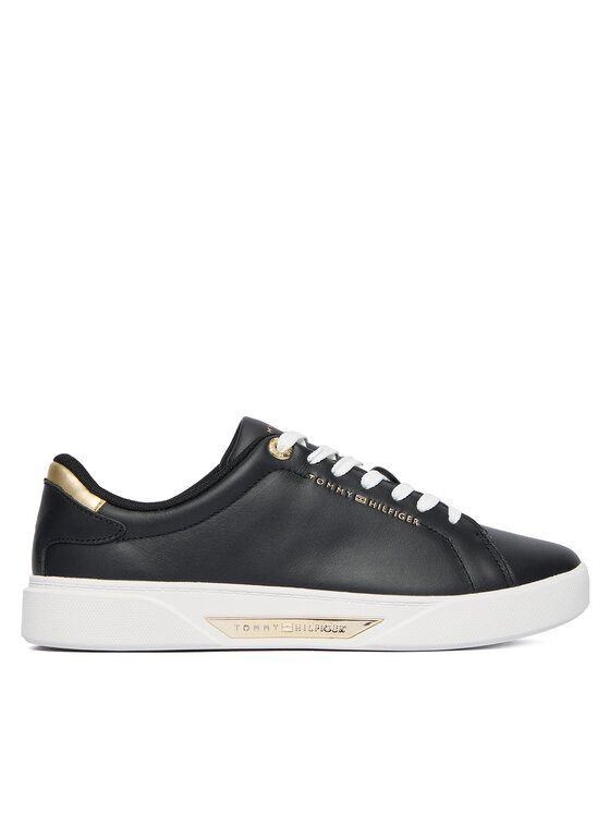 Tommy Hilfiger Tommy Hilfiger Sneakersy Essential Chic Court Sneaker FW0FW09019 Czarny