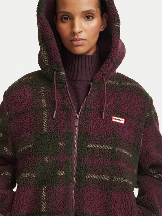 Hunter Hunter Kurtka przejściowa HARW0009262 Bordowy Regular Fit
