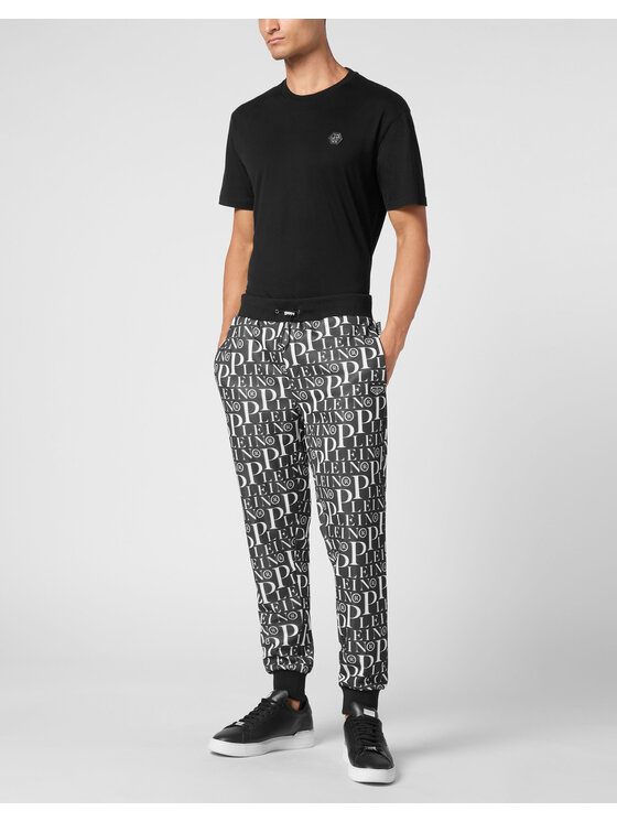 PHILIPP PLEIN PHILIPP PLEIN Joggers kalhoty 9435 Černá Jogger Fit