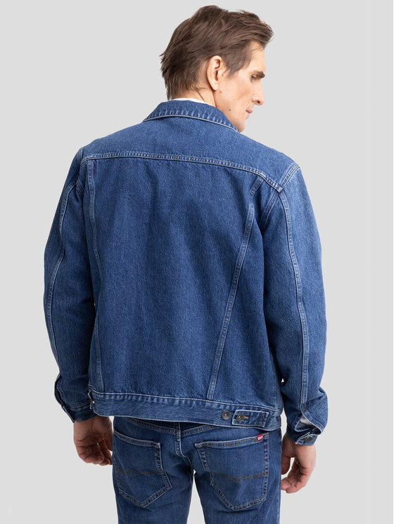 BIG STAR BIG STAR Kurtka jeansowa Charlie 489 Niebieski Basic Fit