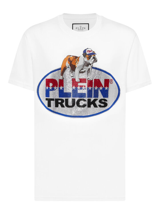 PHILIPP PLEIN PHILIPP PLEIN T-Shirt 26199 Biały Regular Fit