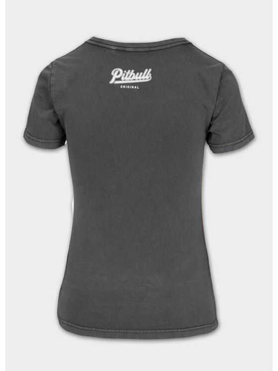 PITBULL PITBULL T-Shirt ANGEL LOGO Szary Regular Fit