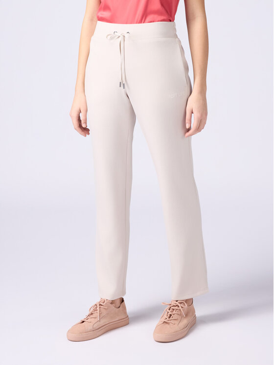 Oltre Oltre Pantaloni di tessuto P811J002241N002 Écru Baggy Fit