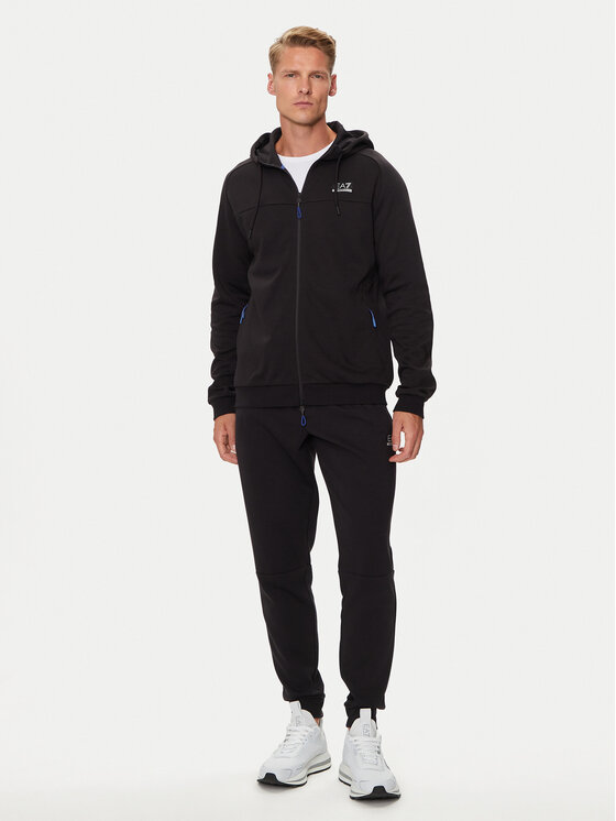 EA7 Emporio Armani EA7 Emporio Armani Tepláková souprava 6DPV52 PJUWZ 1771 Černá Regular Fit
