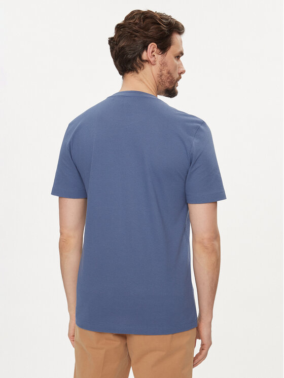 BOSS Boss Tričko Tiburt 240 50452680 Modrá Regular Fit