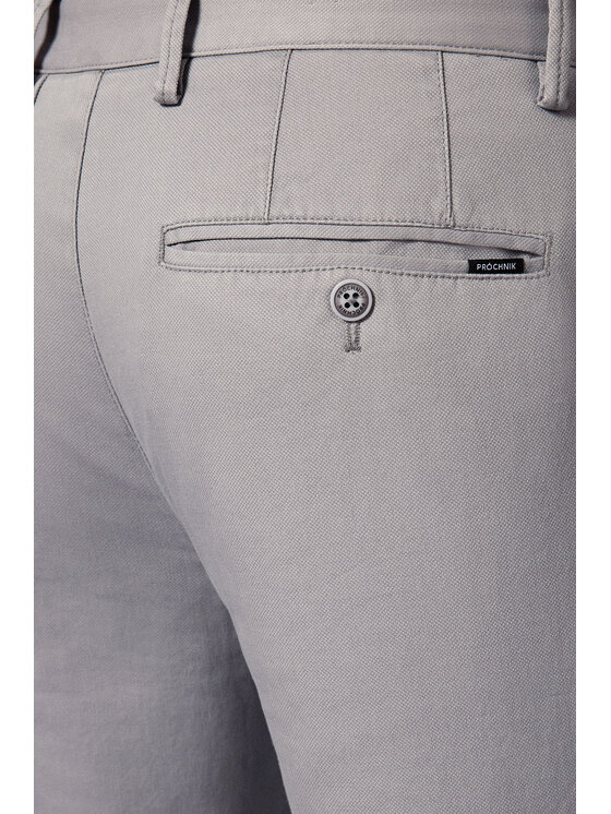 Próchnik Próchnik Chinosy PM2 SP082124000013 Szary Slim Fit