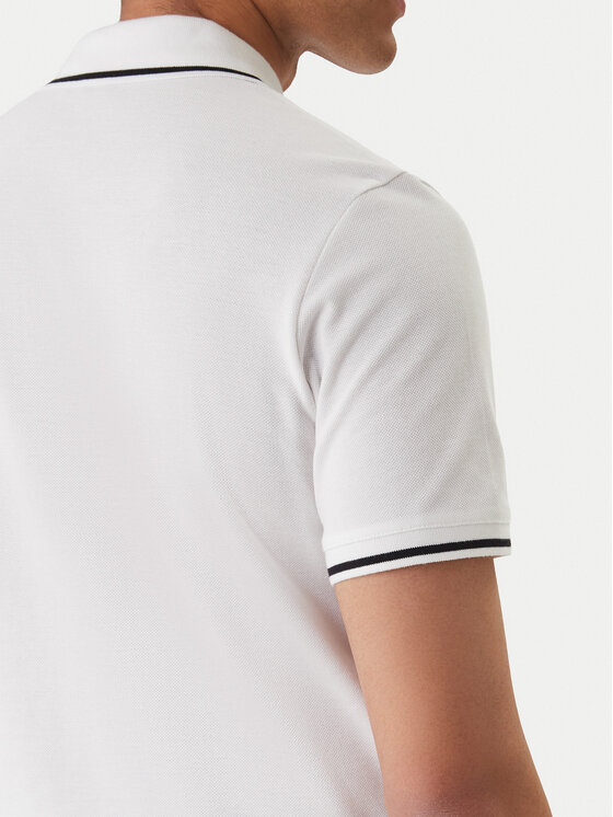 Emporio Armani Emporio Armani Polo EM001380 AF20424 U0002 Biały Regular Fit