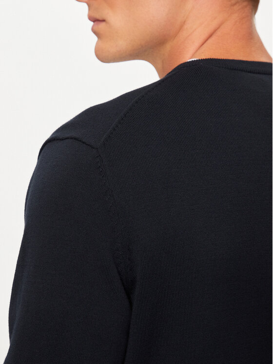 Gant Gant Sveter Classic 8030562 Tmavomodrá Regular Fit