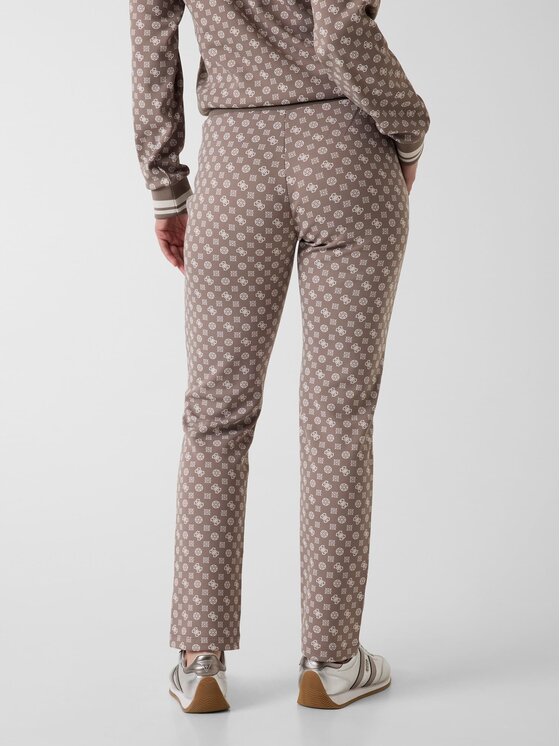 Guess Guess Medžiaginės kelnės 176829 Ruda Slim Fit