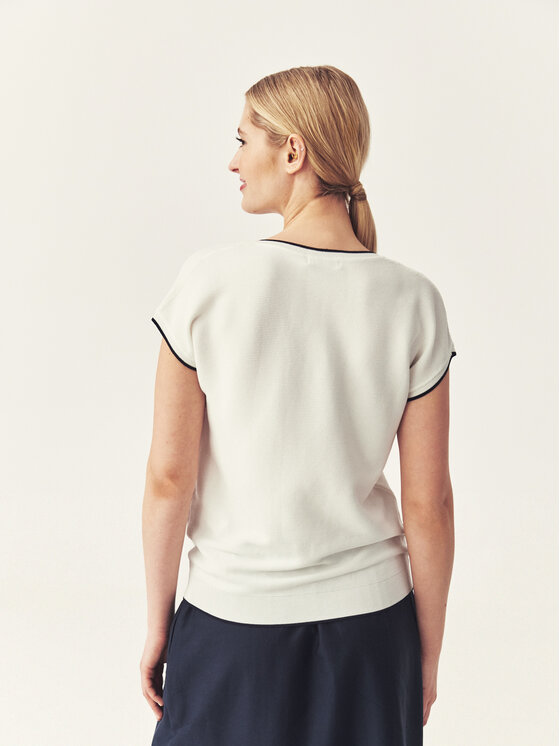 TATUUM TATUUM Bluzka ONEZ Biały Classic Fit