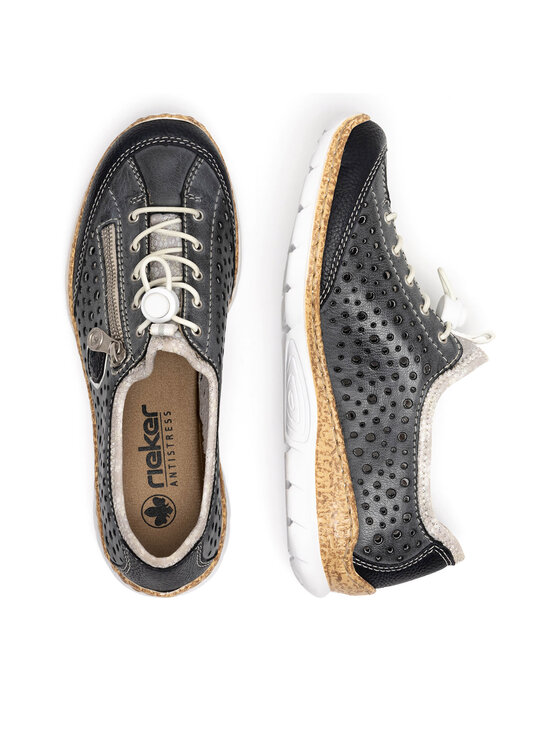 Rieker Rieker Poltopánky N42P6-14 Tmavomodrá