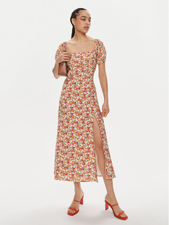 Guess Guess Letní šaty Ss Prisca W4GK44 WG562 Barevná Regular Fit