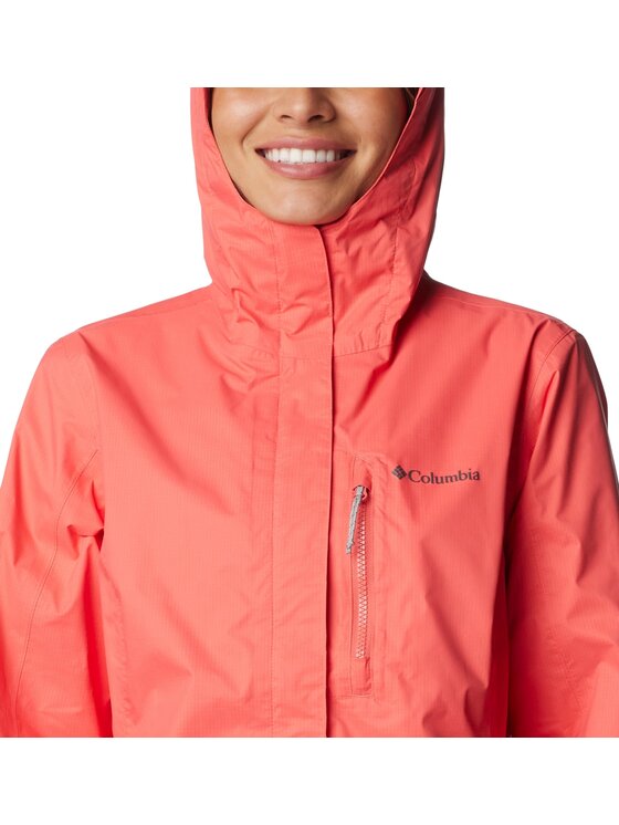 Columbia Columbia Kurtka przeciwdeszczowa 176007 Różowy Regular Fit